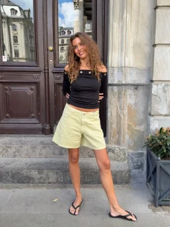 Tiffay shorts - Limegrøn