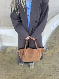 Tolouse ruskindstaske - Brun