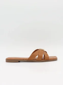 Tuja sandaler med spændedetalje - Brun