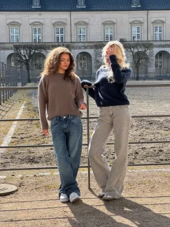 Ulrikke striktrøje - Brun