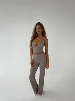 Ultimate v-neck top - Ash