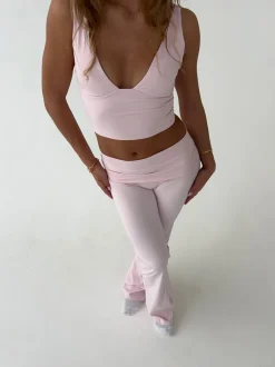 Ultimate v-neck top - Candyfloss