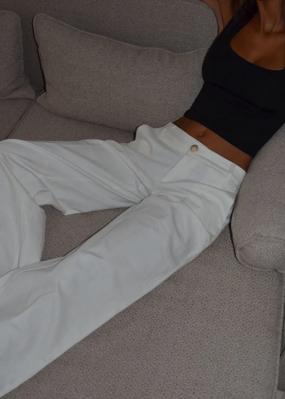 Uma suit bukser - Hvid