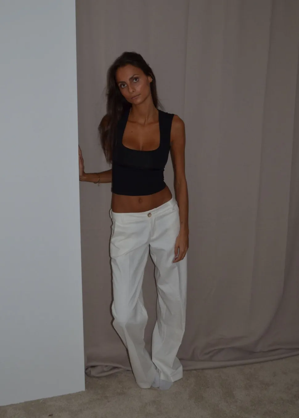 Uma suit bukser - Hvid
