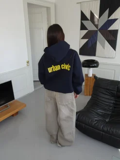 Urban Civic oversized hoodie - Navy