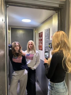US flag strik - Hvid