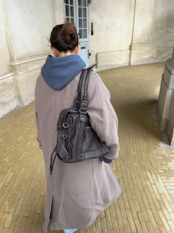 Venedig skuldertaske - Kaffe