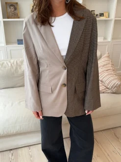 Vivenne duo blazer - Beige/brun