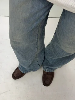 Watson loafers i ruskind - Mørkebrun
