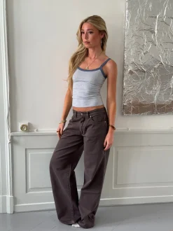 Wren tanktop - Grå/navy