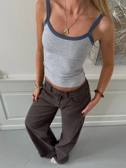 Wren tanktop - Grå/navy