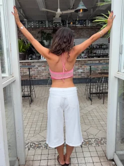 Yari halterneck top - Pink
