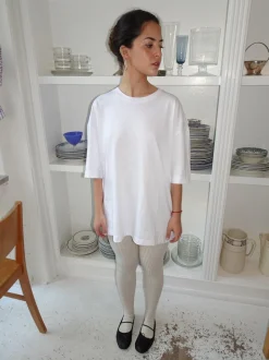 Zinnia oversized t-shirt - Hvid