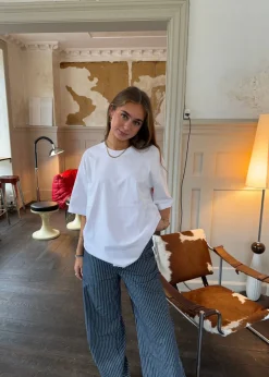 Zinnia oversized t-shirt - Hvid